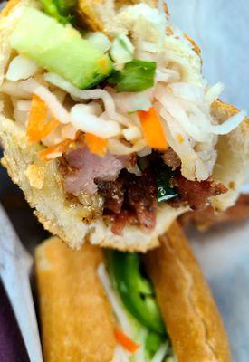 Delicious BBQ Pork Bahn Mi