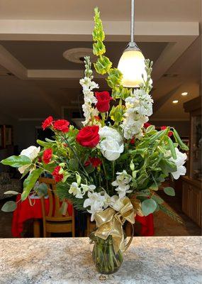 Beautiful holiday arrangement