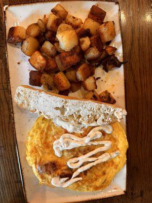 Smoked Salmon & Roasted Vegetable Frittata