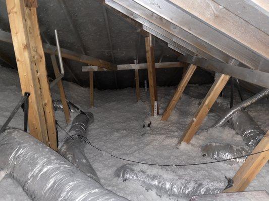 Attic insulation in Austin