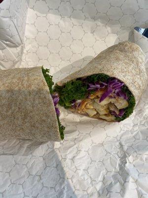 Sesame Kale Wrap