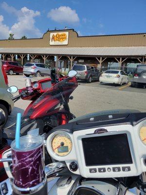 Love Cracker Barrel breakfast on the road