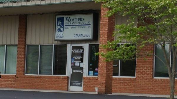 Wampler's Insurance Agency in Abingdon, VA. Auto insurance, homeowners insurance, life insurance, and business insusurance