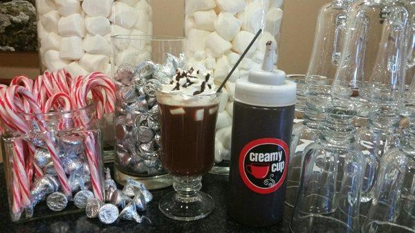 Hot Chocolate Bar! Merry Christmas!