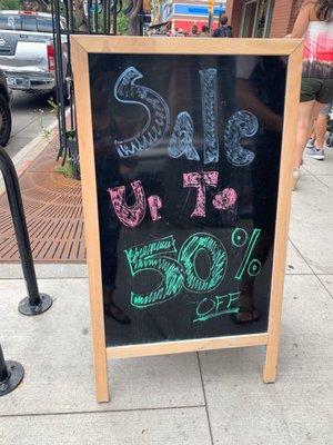 Big sale!