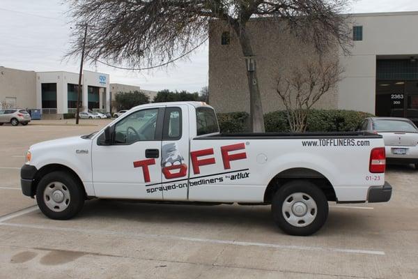 TOFF Sprayed-On Bedliners Truck