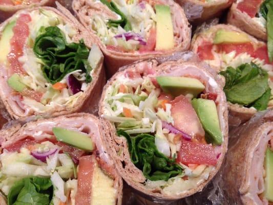 The BLT wrap that includes turkey, avocado and ranch!