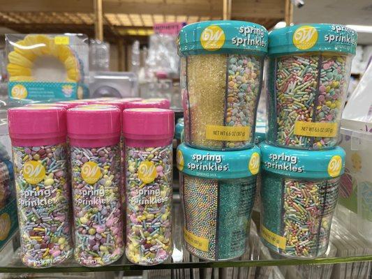 New Spring sprinkles!