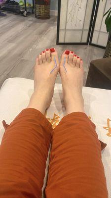 My pedicure