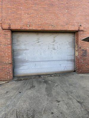 Backside garage door