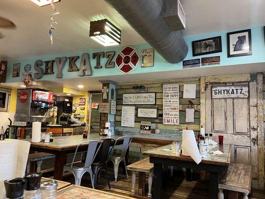 Interior of the restaurant