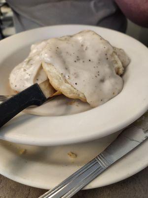 Biscuits and gravy