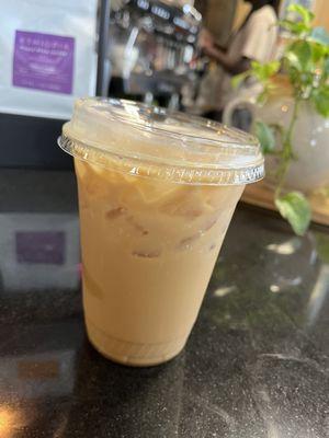 Coconut iced latte