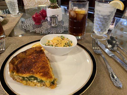 Ham and Spinach Quiche