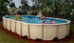 Aboveground pool means family fun