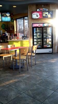 Interior of the DQ dining room.