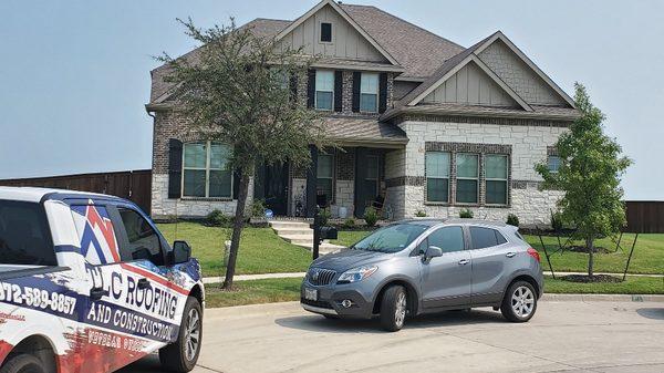 All done! Roof completed frisco Tx!