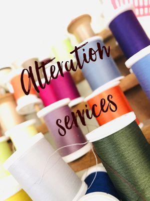 We offer alterations and repairs on almost anything.