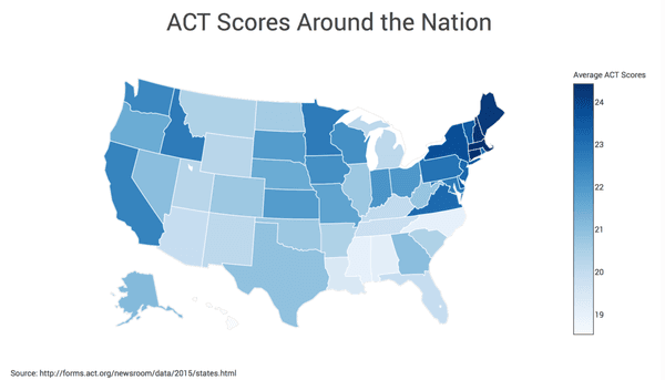 Ever wonder how your state stacks up against the rest on the ACT Test? check out our interactive chart! http://36bydesign.com/act-or-sat/