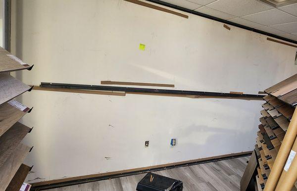 SHOWROOM WALLS MAKEOVER ~ PART 1