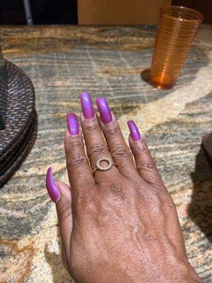 Donna did my nails and I love them. I am from Florida and I read reviews and chose S Nails. I'm glad I did. Thank you Donna!