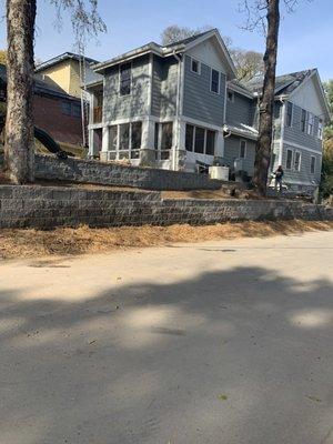 retaining wall near nashville