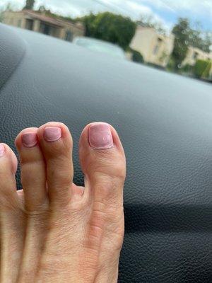 My pedicure