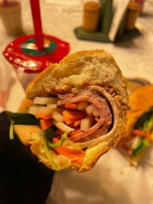 mixed meat banh mi that did not live up to my expectations