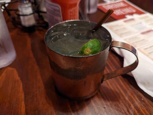 Blueberry Mule.