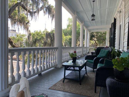 Second floor porch