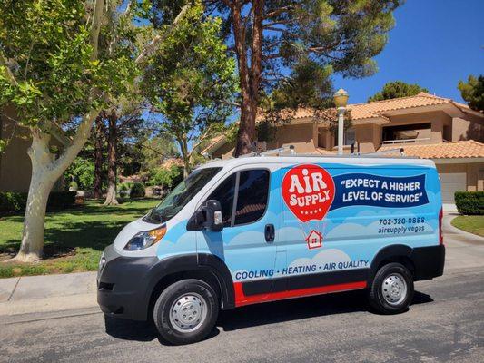 Air Supply hard at work keeping Las Vegas cool with same-day air conditioning services.