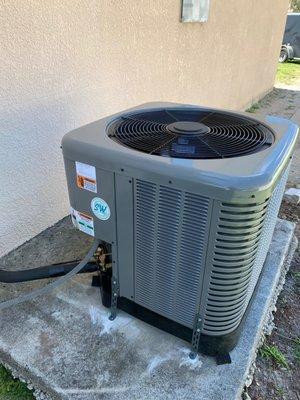 Condenser Air Conditioning unit installed in Cape Coral, Florida