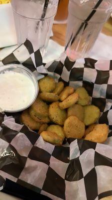 fried pickles with ranch