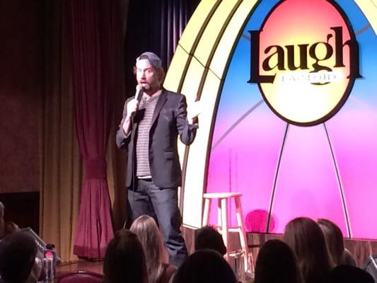 Jamie Kennedy headlined Reno Laugh Factory July 24th Grand Opening! Backed houe!