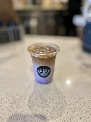 Ube latte