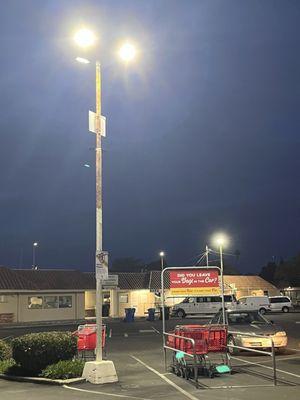 New Updated Parking Lot Lighting