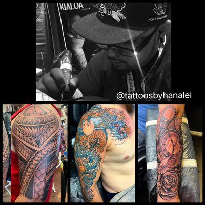 @tattoosbyhanalei offering free consultations at the shop and booking new clients (623)466-5393