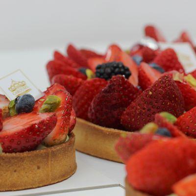 Strawberry Pistachio Tart