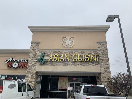 Spring Asian cuisine