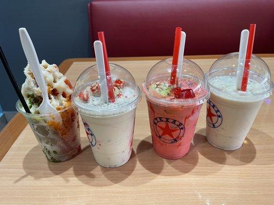 Gola Ganda, Haji Ali Special Falooda, Classic Falooda and Kulfi Falooda