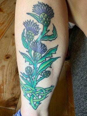 Thistle that Jason Scott helped me design and I absolutely LOVE it