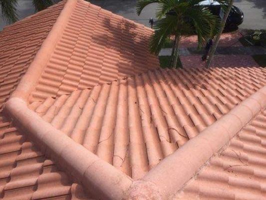 After Soft Wash Roof Cleaning- Boynton Beach