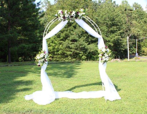 Decorated Arch for a Wedding