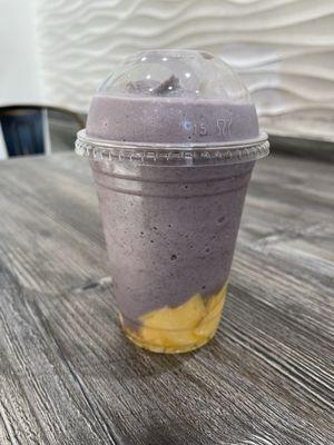 Taro/Cookies & Cream with Custard Pudding