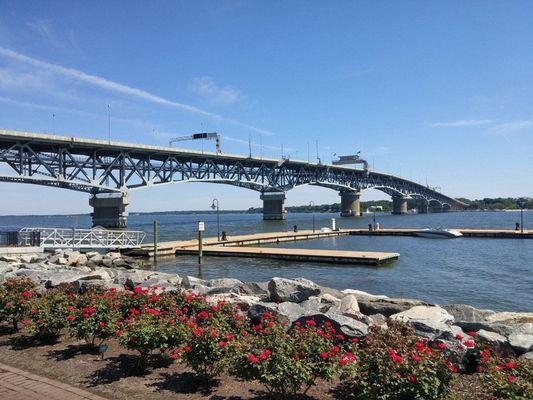 The Coleman Bridge in Yorktown