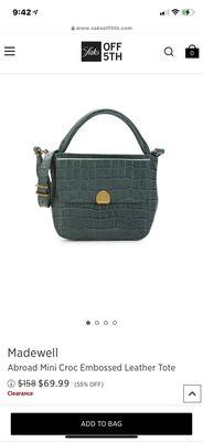 Just saw this on another website. This is the actual bag I received from Rue La La. So fraudulent.