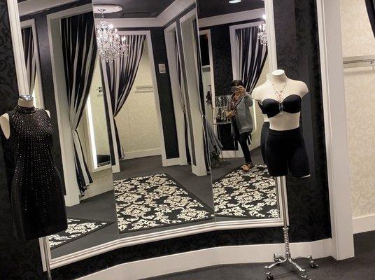 Beautiful dressing room that makes everything look better