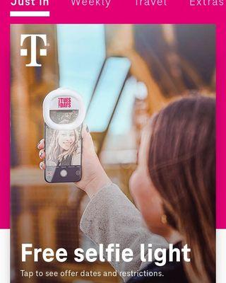 From the T-Mobile Tuesday app