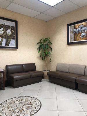 Super clean waiting area