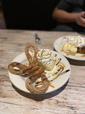 Churros - crispy on the outside and just the right amount of softness on the inside